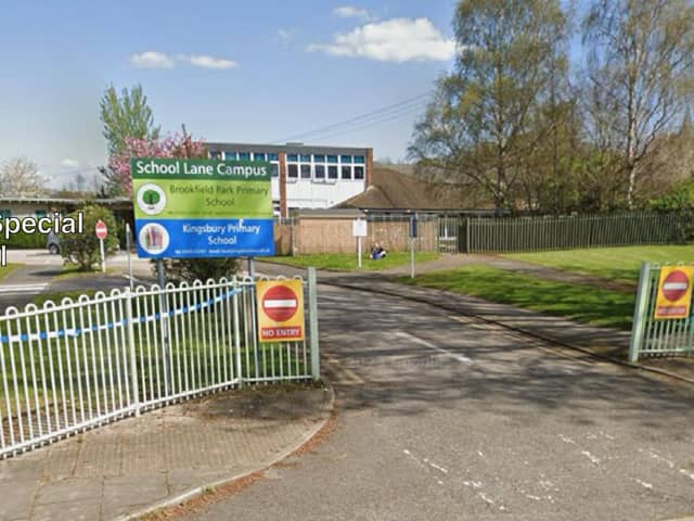 Kingsbury Primary School, School Lane, Skelmersdale, has partly closed to curtail the infection.