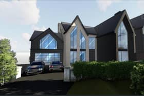 How the 3 new houses will look on the Billinge Crest site