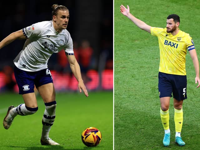 Brad Potts and Elliott Moore suffered injuries for Preston North End and Oxford United over the festive period. 