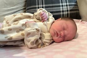 Scarlett Jane Pennington, the baby born on Christmas Day 2024.