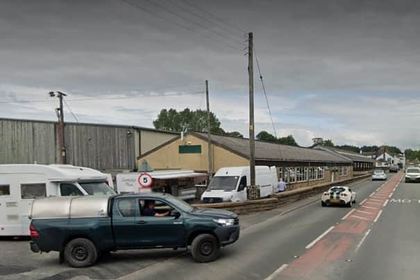 Gisburn Auction Mart on the A59