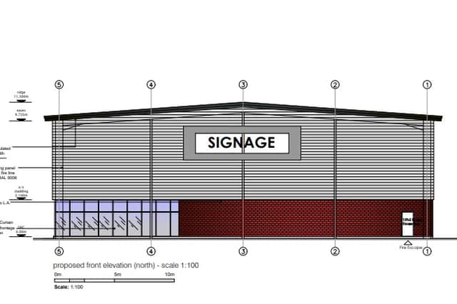 How the retail unit would look