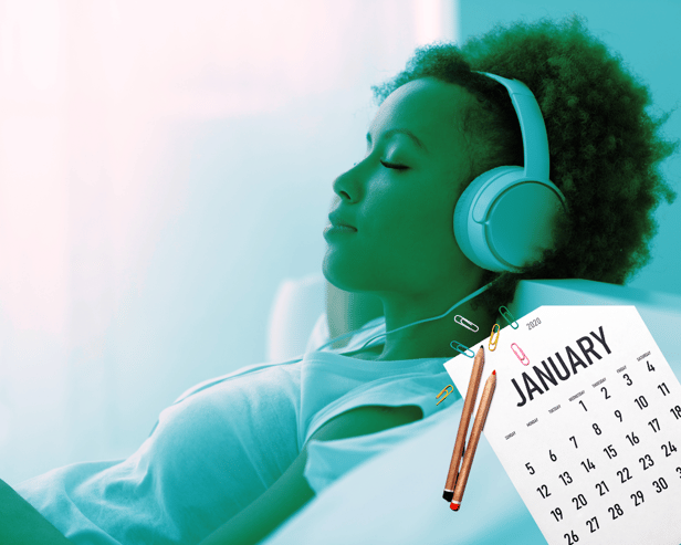 Studies have shown that contrary to your gym buddy's comments, not everyone is raring to go in January each year - and our listening tastes tend to demonstrate that.