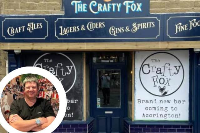 The Crafty Fox with owner Paul Fox inset