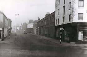 Park Road from Church Street, Preston 1960 Park Road from Church Street before demolition caused by the construction of the ring road