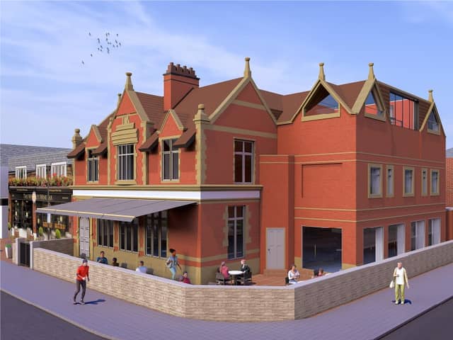 An artist's impression of how the building could look 