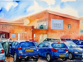 Artists impression of the Lytham Loom Loft store