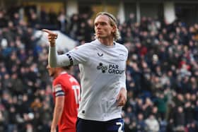 Preston North End's Stefan Thordarson celebrates