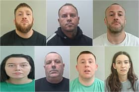 Seven members of a drugs gang have been sentenced to a total of nearly 50 years in prison
