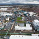 An area around the Hillhouse Enterprise Zone in Thornton Cleveleys is the subject of a contamination investigation