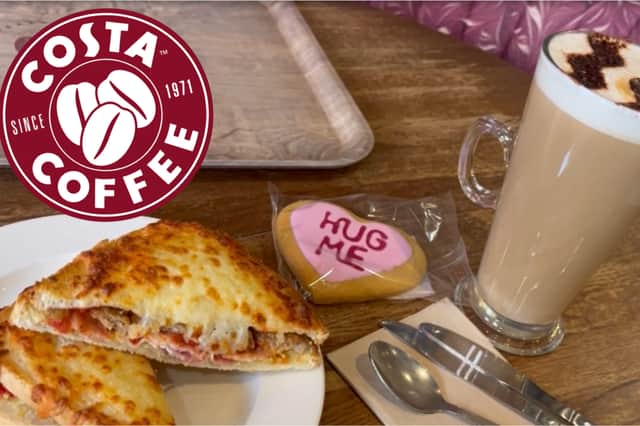 Costa's new 2025 menu: all-day breakfast toastie, Spanish latte, and iced gingerbread biscuit