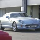 David Beckham's TVR - posh.