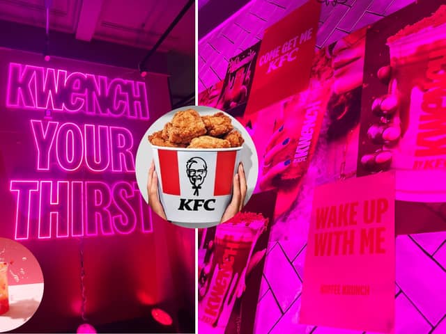 KFC has launched a new range of drinks called Kwench