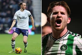 Will Keane (L) is unlikely to be risked by Preston North End. Wycombe Wanderers will be without Jasper Pattenden who has a serious hamstring injury.