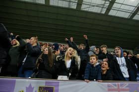 PNE fans celebrate