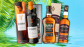 Three whiskies with distinct flavours on sale at Amazon