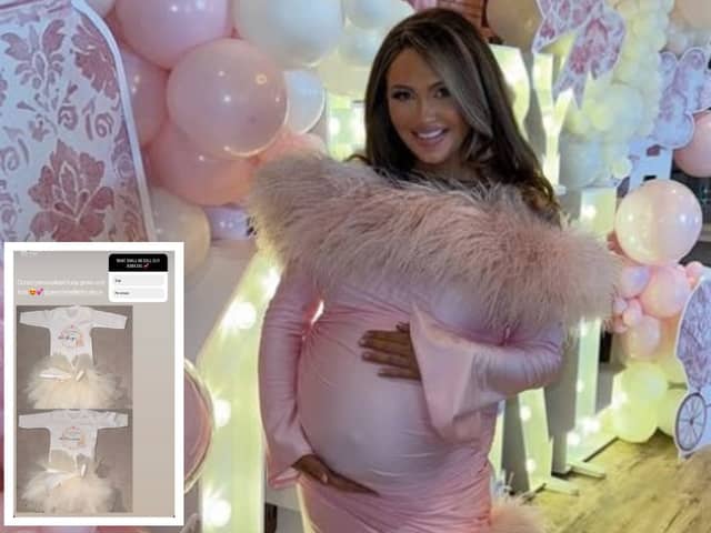 Charlotte Dawson has narowed down her baby girl's name to two options. Credit: @charlottedawsy on Instagram