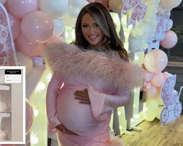 Charlotte Dawson has narowed down her baby girl's name to two options. Credit: @charlottedawsy on Instagram