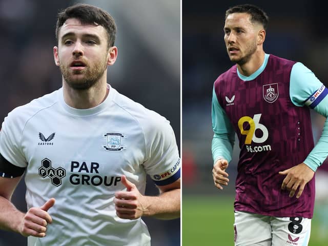 Ben Whiteman is out for Preston North End with an ankle injury. Josh Brownhill could make a return to the Burnley starting XI this weekend. 