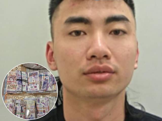 Han Van Vu was caught with £38,000 in cash at Preston railway station