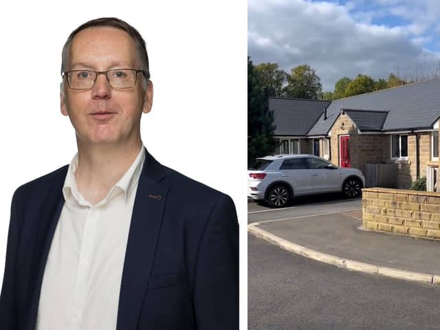 L: Andrew Kendall, CCO at Alternative Futures Group. R: Parklands Court in Accrington
