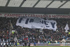 Preston North End fans enjoy the pre-match atmosphere against Burnley in the EFL Championship. 