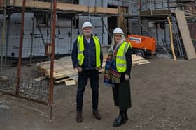 CEO Jeff Marsh and Cath Coffey, senior youth and community manager
