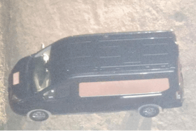 Police have released a CCTV image of the van involved in a hit-and-run in Poulton 