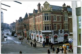 The Jolly Farmer P.H. Market Street, Preston. March 1980. 
Collection of R. Johnston. Kindly provided by Mark Barlow and the Preston Past and Present Facebook Group. Courtesy of Preston Digital Archive