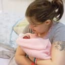Kay with Keira in her arms