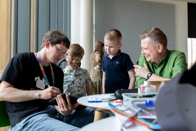 Joseph, Patrick and Martin at Alder Hey Celebrations