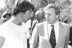 Sir David Attenborough at Martin Mere