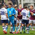 PNE and Burnley players