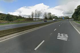 The M65 between junctions 14 and 11 is closed westbound  due to a crash last night.