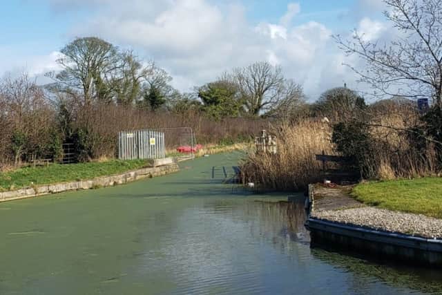 Lancaster Canal has reopened at Moons Bridge Marina near Woodplumpton
