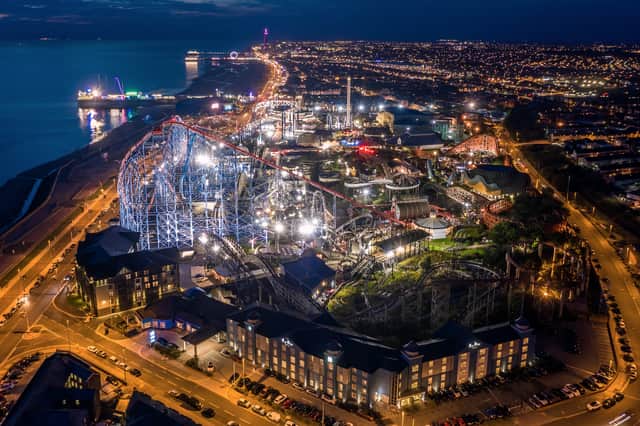 Late Night Riding at Pleasure Beach Resort