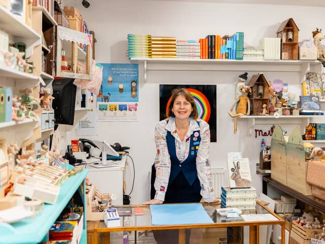 Diane Park who runs Wave of Nostalgia in Haworth says sustainability is at the heart of her business