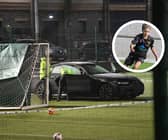 Police on the scene at Kendal Football Club after a car drove onto the pitch and killed 10-year-old Poppy Atkinson