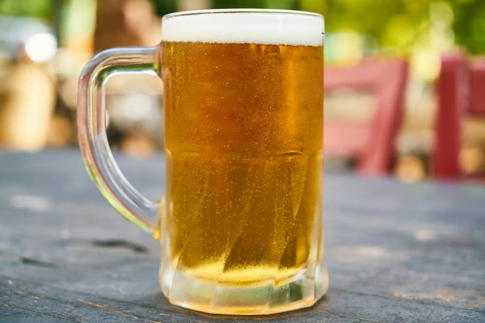 What could be better than a nice cold beer on a hot day in a beer garden! 