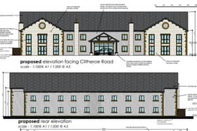 An artist's impression of how the hotel would look at The Eagle, Barrow