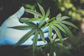 A man from Lancashire was arrested after police intercepted £100k worth of cannabis