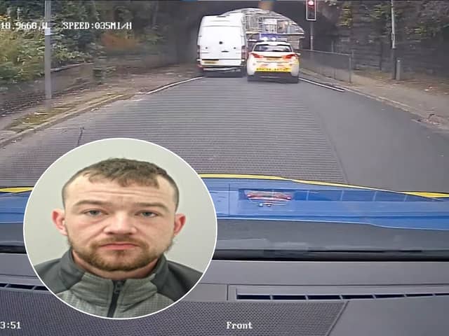 Thomas Howard failed to negotiate a narrow bridge in Ramsbottom during a police chase