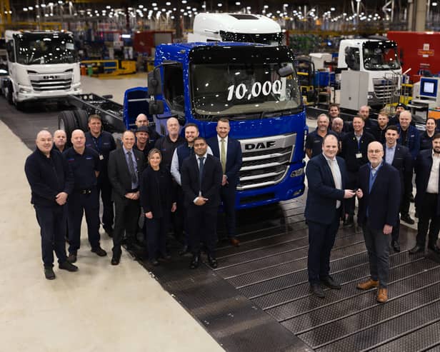 DAF reaches milestone of 10,000 XB distrbution trucks