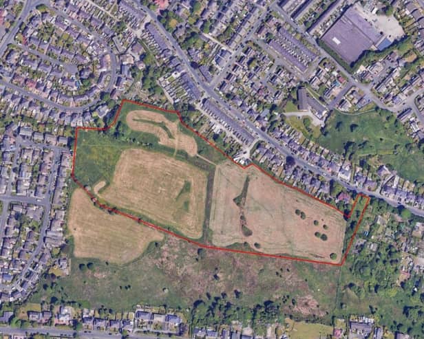The proposed site of Pendle Cemetery, off Edge End Avenue, Brierfield
