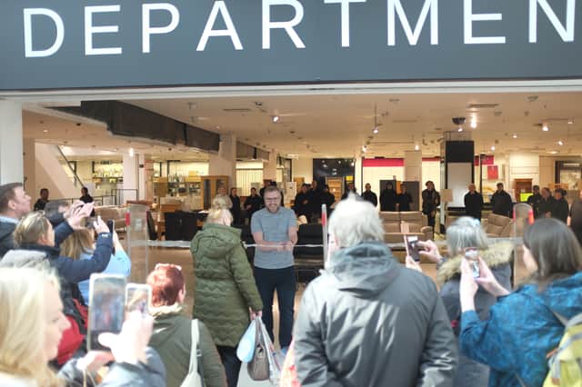 Hundreds attend Emmaus Preston charity shop opening at former Debenhams at Fishergate Shopping Centre