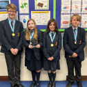 The victorious pupils from Archbishop Temple CofE High School.