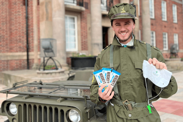 Pendle Hill Properties will be giving free Hersheys bars and toy parachutists at the VE Day celebration