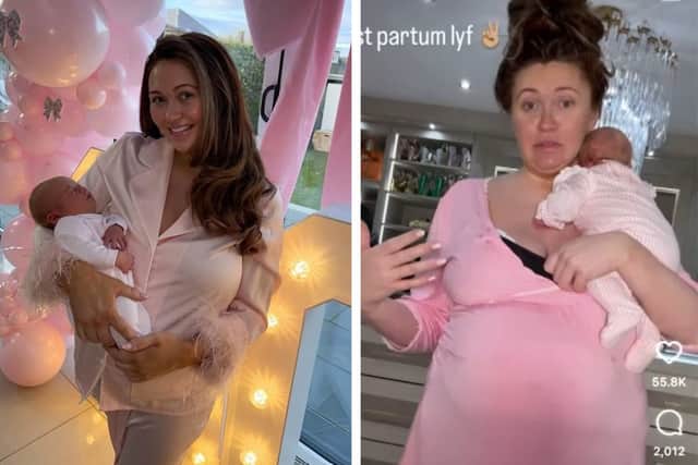 Blackpool star Charlotte Dawson has given an update on life a week after giving birth to daughter Gigi.