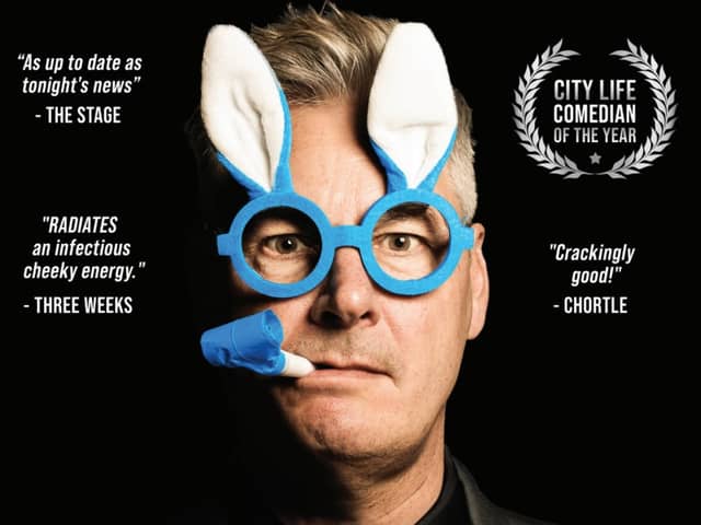 Lancashire comedian Phil Walker is bringing his debut solo show ‘Happy Bunny’ to Chorley Theatre later this month.