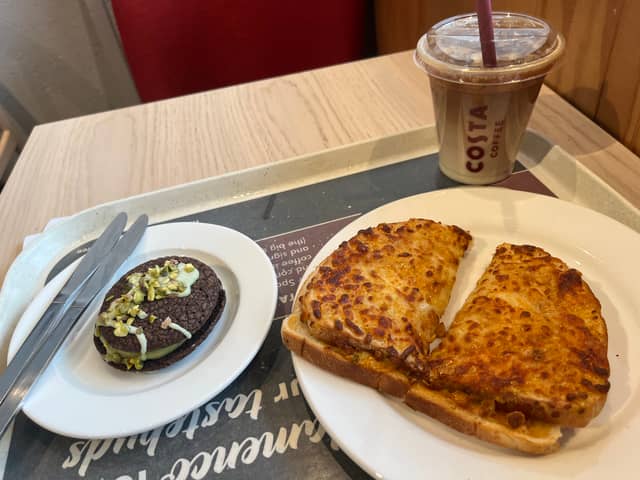 Items from Costa Coffee's new Spring menu